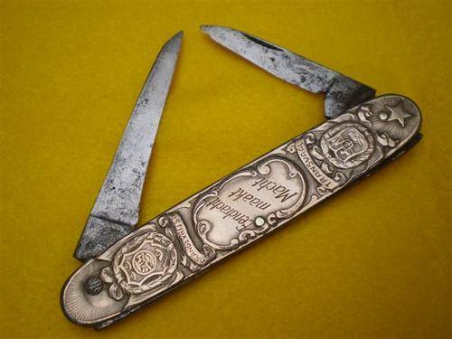 Boer War Kruger and De Wet pocket knife