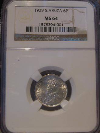 1929 6P MS64 NGC #ULTRA-RARE LQQK# 2days only !! -grab a bargain
