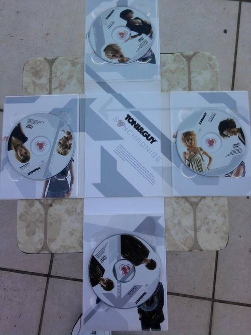 TONI&GUY SET OF 4 DVD