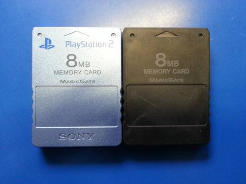 2 X 8mb Playstation 2 memory cards