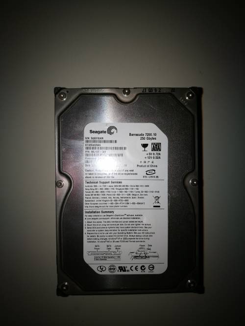 Seagate Barracuda 250Gig - Perfect Working order