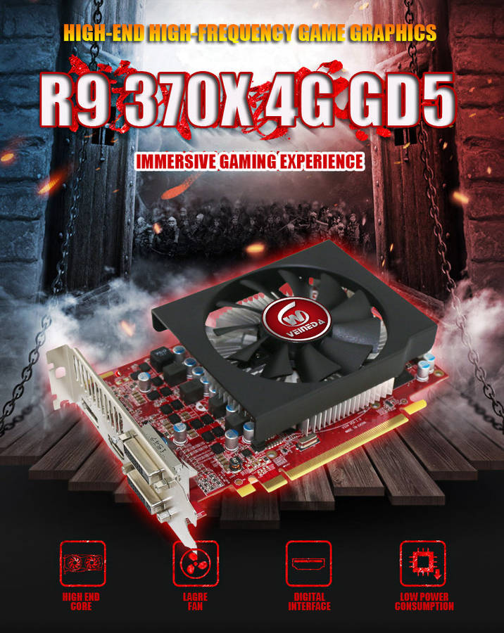 R9 370X 4GB 256Bit GDDR5 Graphics Card - ORIGINAL MSI CHIP **** NATION WIDE COURIER: R99!
