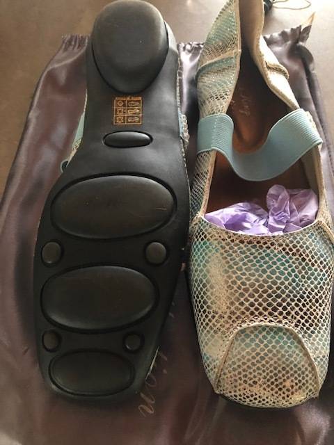 Lisa King Princess Loafers - Turqoise Snake