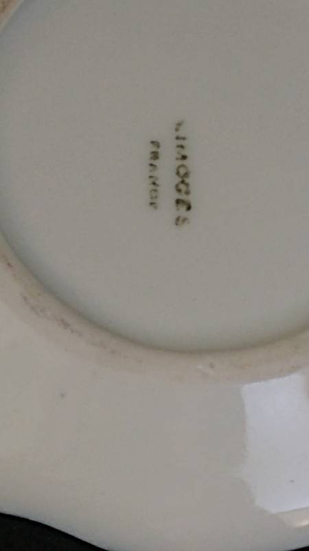 2 Beautiful Limoges (French) small decorated plates