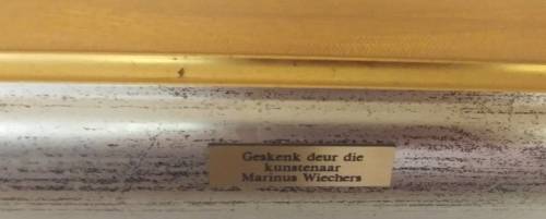 Artist and Law Expert Marinus Wiechers  African Ceremony