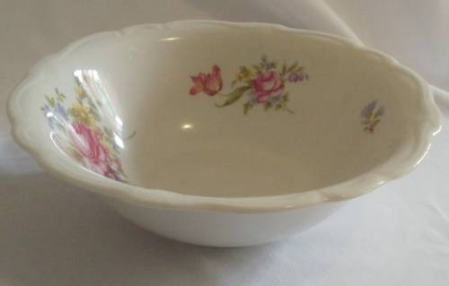 Beautiful floral Huguenot Royale Fine China collection - Salad bowl Serving bowl