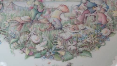 Royal albert Wind in the Willows plate picnic based on the famous book by Kenneth Grahame