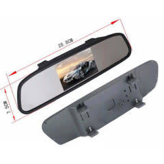 4.3 Inch TFT Car LCD Screen Rear View Rearview DVD AV Monitor Mirror