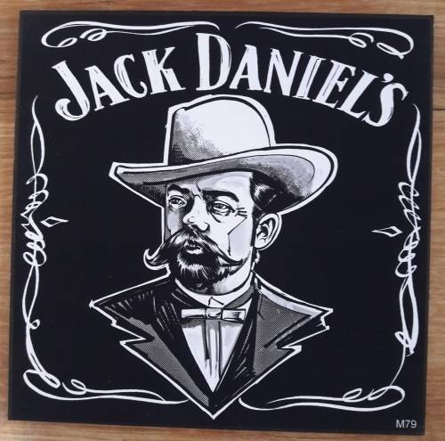 MANCAVE JACK DANIEL'S THE MAN WOODEN SIGN