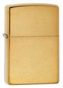 Genuine Zippo, Brushed Brass