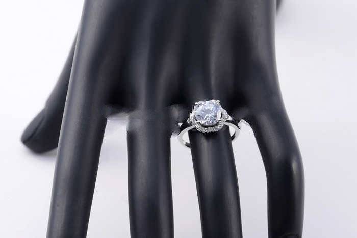 Silver Cluster Setting Ring, Austria Crystal, SWA Elements