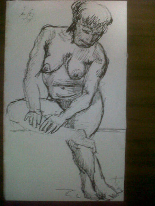 IRMA STERN Maybe ****INK DRAWING*****