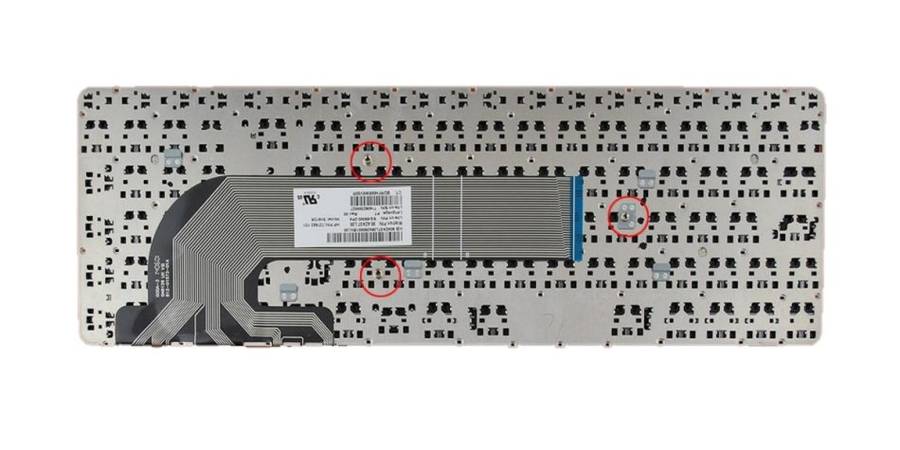 Keyboard for HP 450 G0, 450 G1, 450 G2, 455 G1, 455 G2, 470 G0, 470 G1, 470 G2 - NO FRAME