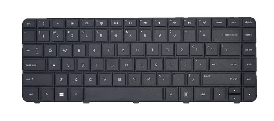 Keyboard for HP 630, Compaq PRESARIO CQ4, HP PAVILION 640 G4. P/N: 6037B0057001 633183-001