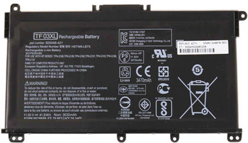 Brand new replacement battery for HP Pavilion 14-bf115TX 15-cc720TX 15-cd029AX