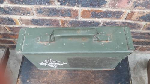 SADF Metal ammunition box - Used for explosives