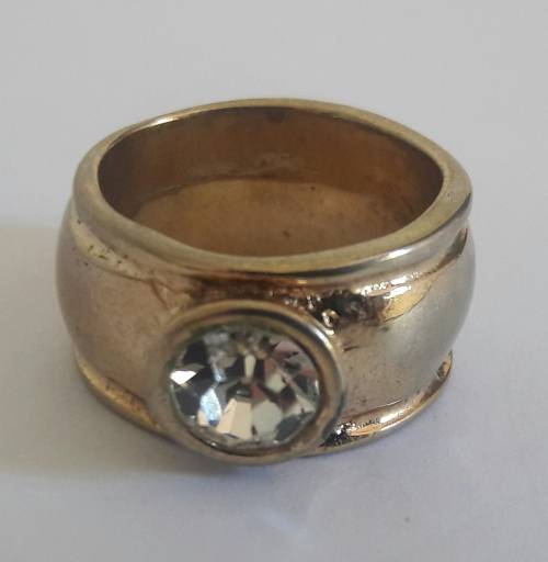 Vintage gold plated ring