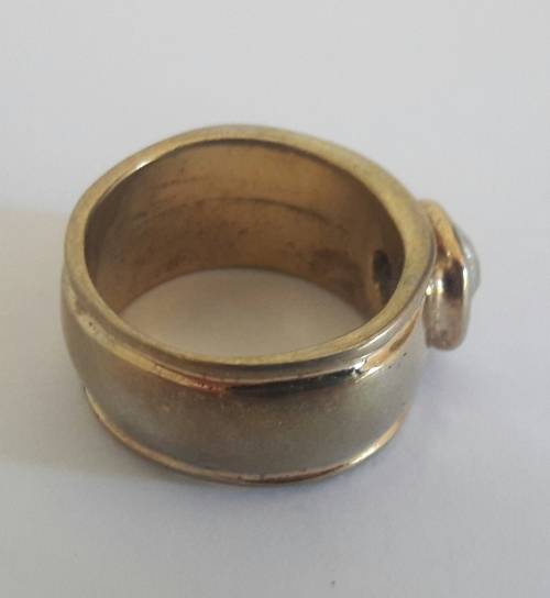 Vintage gold plated ring