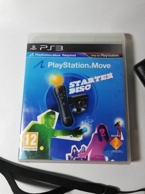 SONY PLAYSTATION 3 MOVE + EYE CAMERA BUNDLE (PS3) AND STARTER DISC