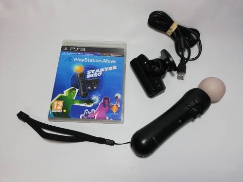 SONY PLAYSTATION 3 MOVE + EYE CAMERA BUNDLE (PS3) AND STARTER DISC