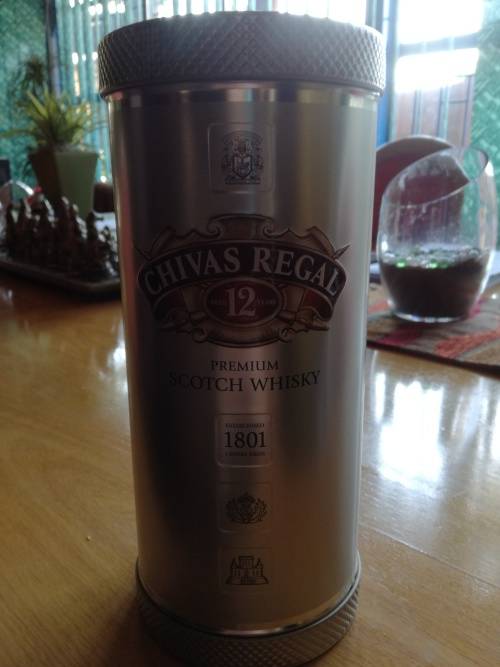 CHIVAS REGAL 12year wiskey in collectable container