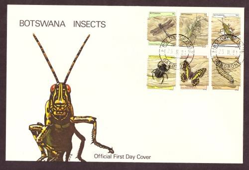 Botswana .1981 SG 485 Mint and used FDC