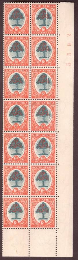 UNION of South Africa .1937 printing.6d.Excelent Exhibitons Item.!!!!