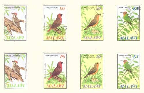 Malawi Scott #470-473 .Full set  MH and used. 1985