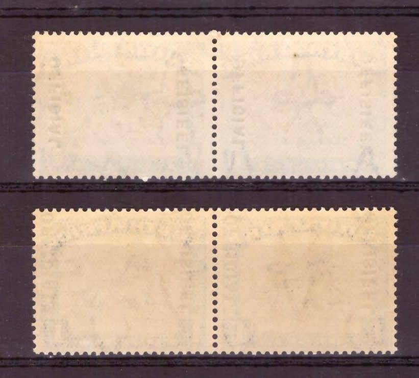 1930-47  UNION  of South Africa. OFFICIAL SACC#17-19mm inv wmk.#18-21mm Shift oveprint.  MNH