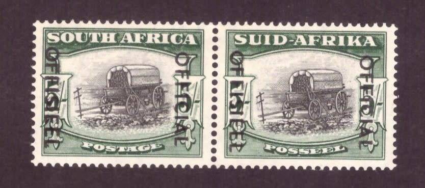 1950-54 UNION  of South Africa. OFFICIAL SACC#48   5/.  MNH