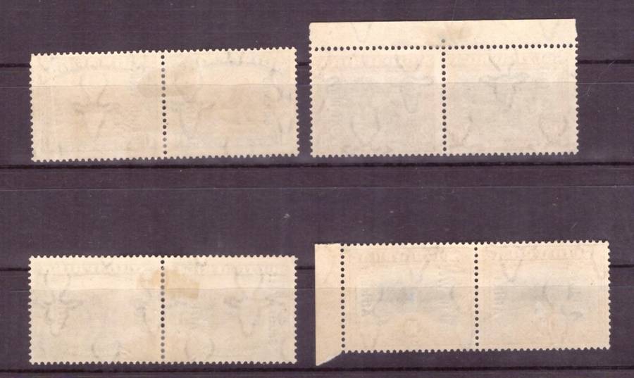 1926 -27 SWA  [ NAMIBIA ] London Pictorials  oveprinted . SACC#77-78-79-80 MH