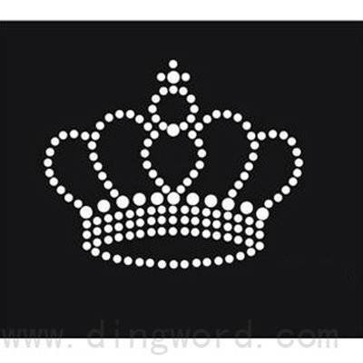 Crystal Crown Iron On Template