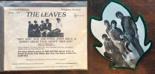 The Leaves  - Hey Joe  7" Picture Disc (Limited Edition)