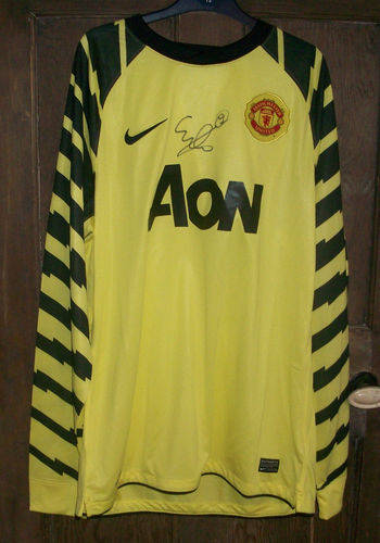 EDWIN VAN DER SAR AUTHENTIC SIGNED MANCHESTER UNITED GK SHIRT JERSEY