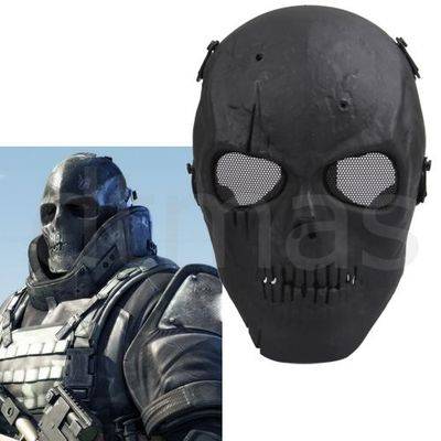 Skull Skeleton Airsoft Paintball BB Gun Full Face Protect Mask