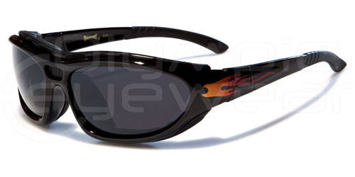 Choppers Biker Sunglasses/Goggles - Padded Lens