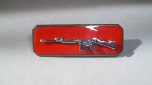 SA Army Silver Musketry Badge Mint Condition