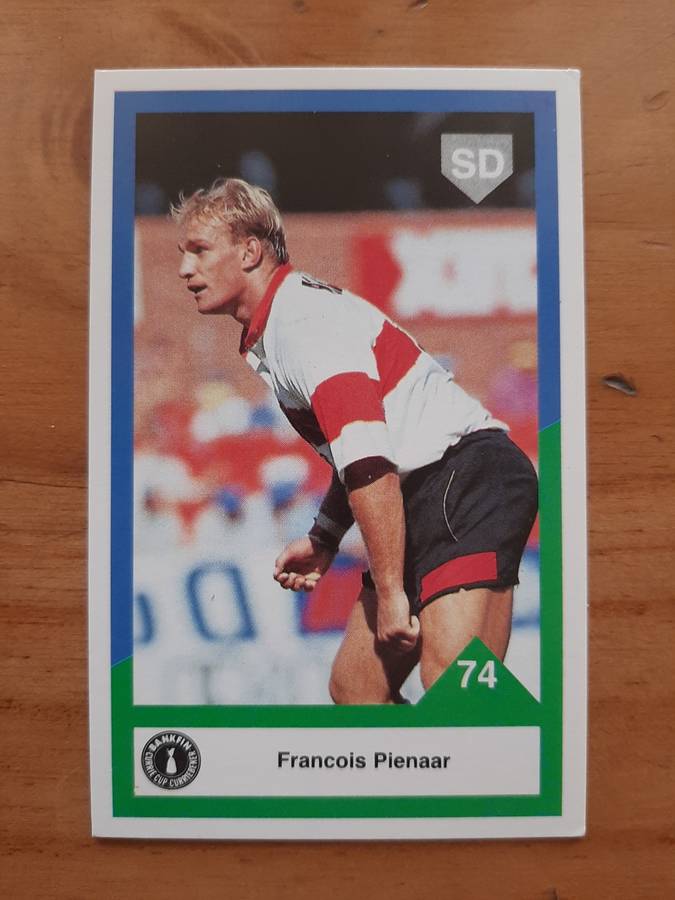 Sports Deck 1992 Currie Cup Collectors Cards: No 74 - Francois Pienaar (Transvaall)