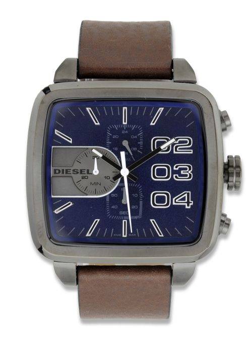 DIESEL SQUARE DOUBLE DOWN DZ4302 -CHRONOGRAPH - MUST HAVE WATCH
