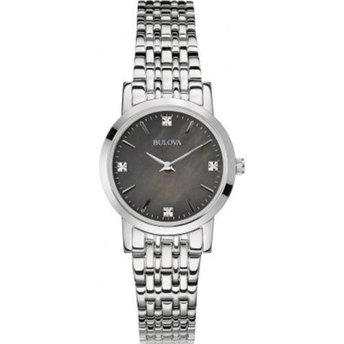 BULOVA LADIES WATCH 96S148 WITH 4 HAND SET DIAMONDS ***LUXURY***
