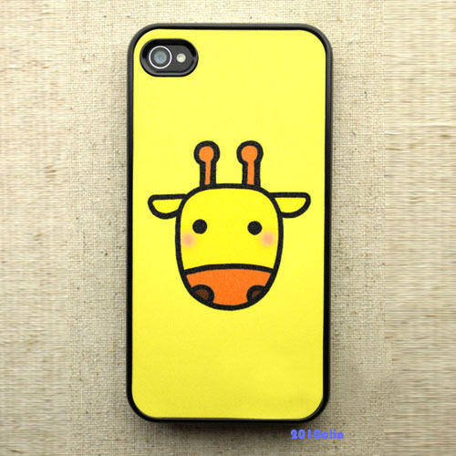 Cute Giraffe Design Dropshipping Hard Back Case Cover for iPhone 4 4G 4S