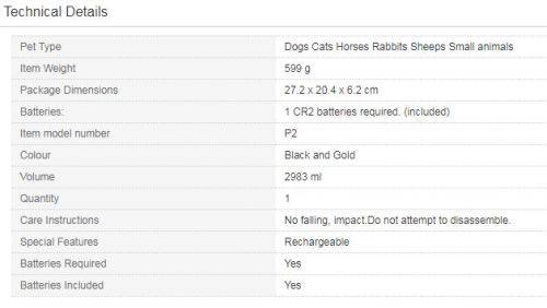 Pet (dog) clippers - Rechargeable & Cordless