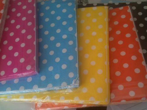 Serviettes, polka dot, printed serviettes