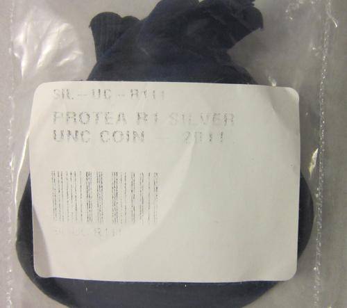 ***2011 Protea Silver R1 UNC Nobel Series - JM Coetzee***Still Sealed***