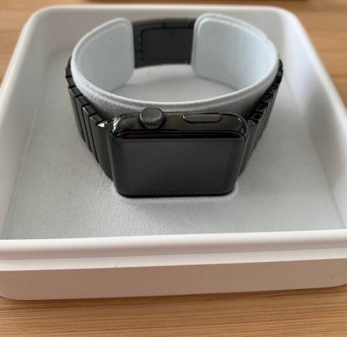 Apple Watch (1st Generation) Space Black Stainless Steel 42 mm - Pre-owned (FREE SHIPPING)