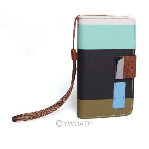 IN STOCK- Blue Black Green Flip Phone Case Pouch With Credit Card Slots iPhone 4 4S