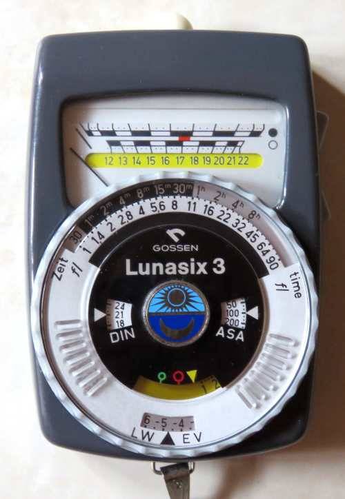 GOSSEN LUNASIX 3 PHOTOGRAPHIC LIGHTMETER