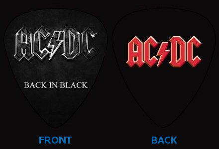 AC/DC - Guitar Pick Plectrum # 8
