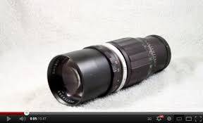 SOLIGOR  LENS  f=250 mm     1:4.5   /     SCROW    M42  MOUNT  /  FILM  CAMERA