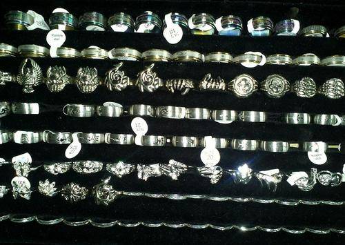 1 x two tone mood rings - Sale hot deal - many sizes